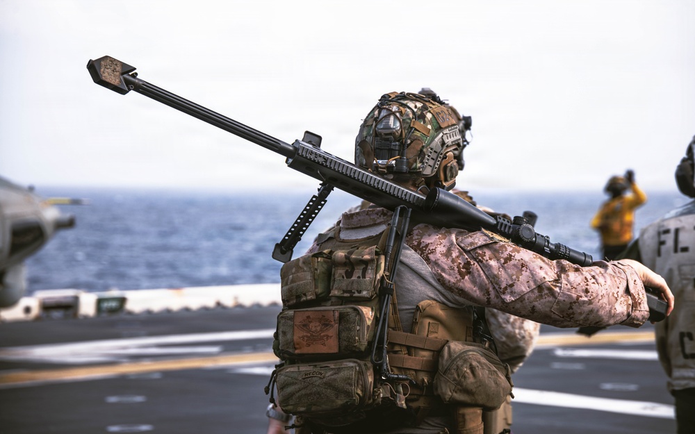 31st MEU | Aerial Snipers in UH-1Y Venom, CAS shoot