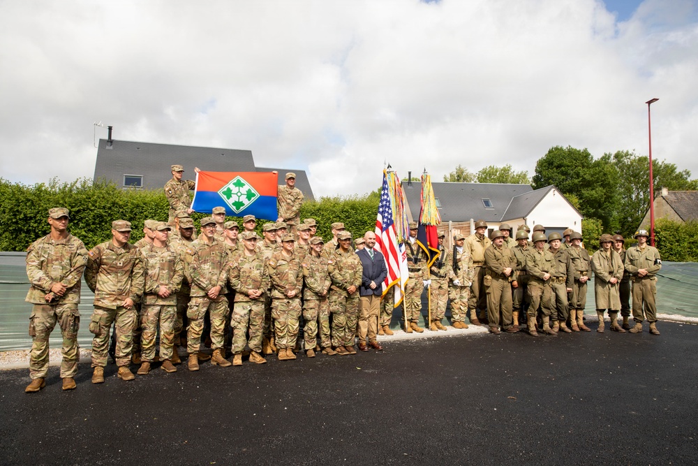 Inauguration of Pfc. Paul E. Duquette D-Day Memorial