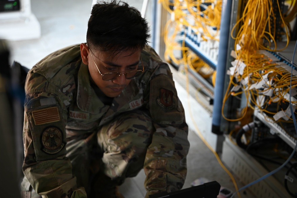 52nd Communications Squadron tests network resilience during emergency readiness exercise