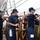 Coast Guard Cutter Eagle crew members conduct man-overboard drills