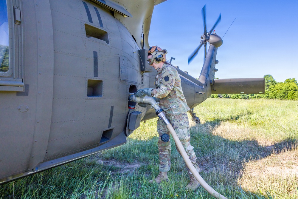 2-104th GSAB conducts air insertion training at Fort Indiantown Gap