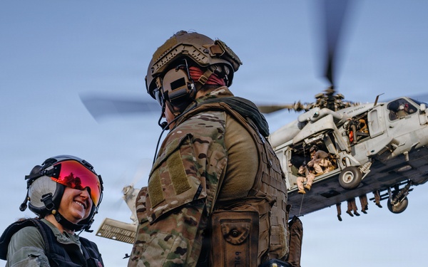 31st MEU | Sailor reenlists on the flight deck