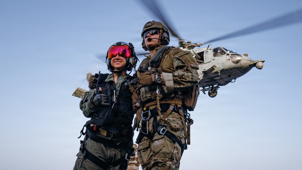 31st MEU | Sailor reenlists on the flight deck