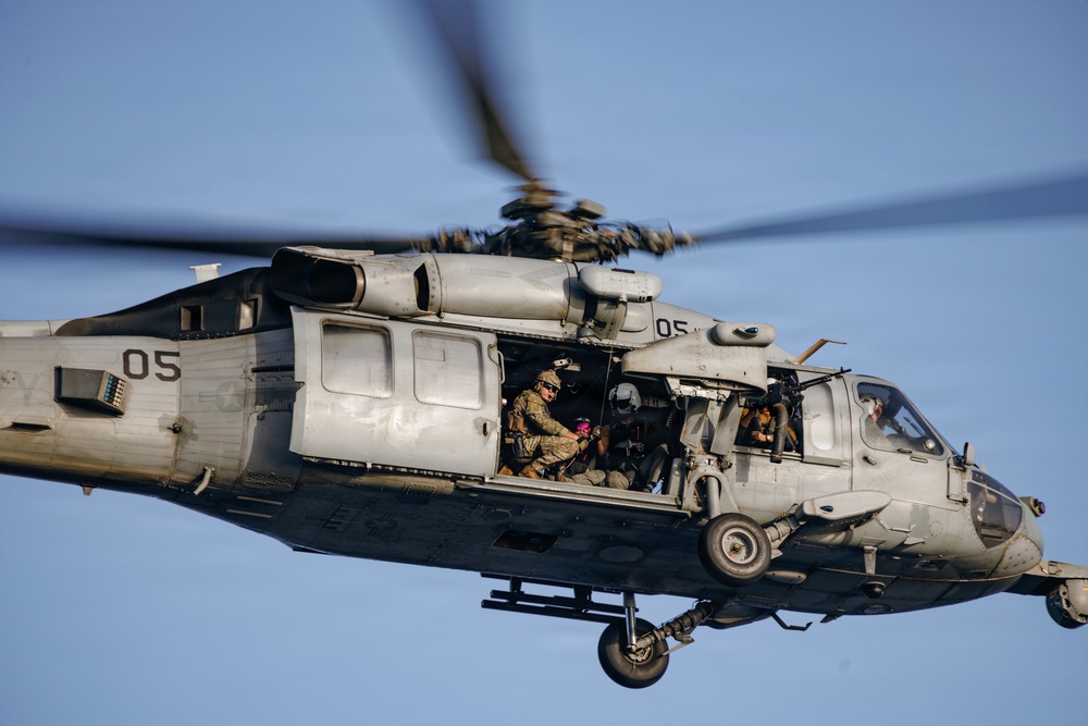 31st MEU | Sailor reenlists on the flight deck