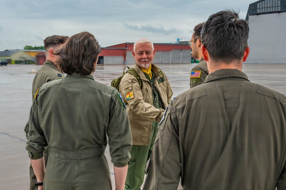 37th Airlift Squadron, 86th Operations Support Squadron execute historic highway landing in Sweden