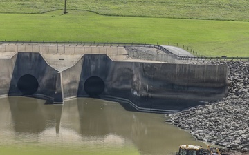 Earthwork is first work in Oologah Dam spillway repair