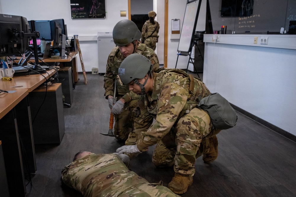 Spangdahlem Air Base conducts active shooter scenario during Threat Enhanced Emergency Readiness Exercise