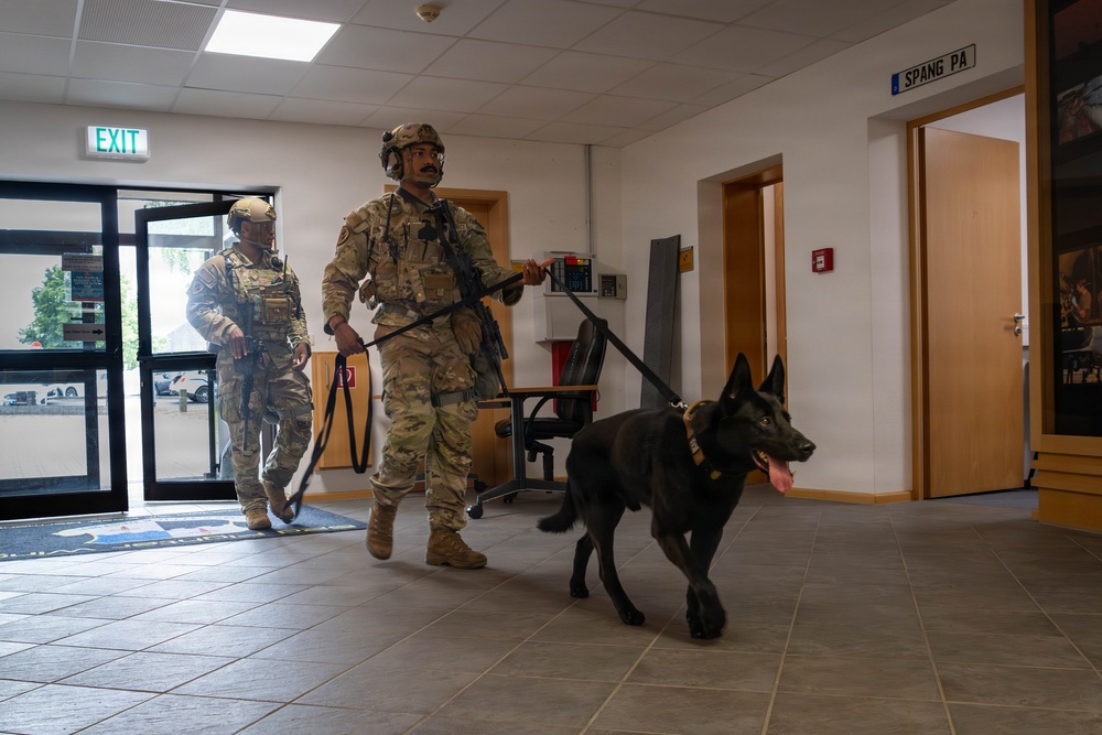 Spangdahlem Air Base conducts active shooter scenario during Threat Enhanced Emergency Readiness Exercise