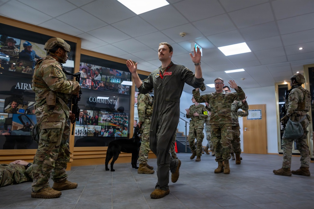 Spangdahlem AB conducts active shooter scenario during Threat Enhanced Emergency Readiness Exercise