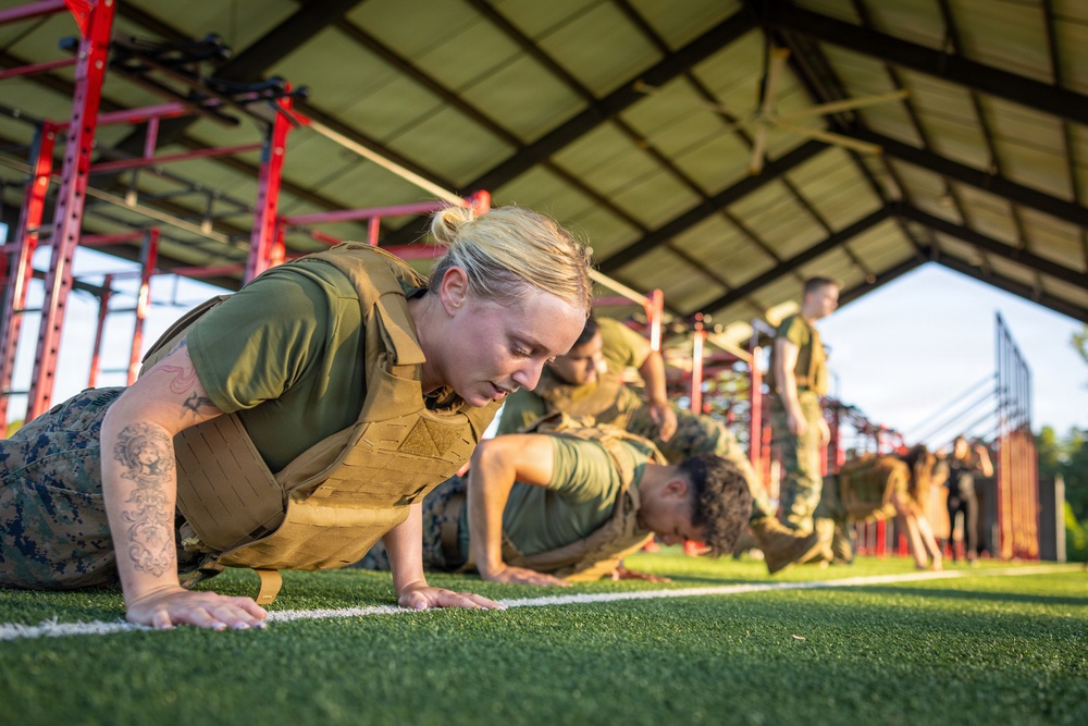 LCpl Hug and Cpl Medina Memorial PT Session