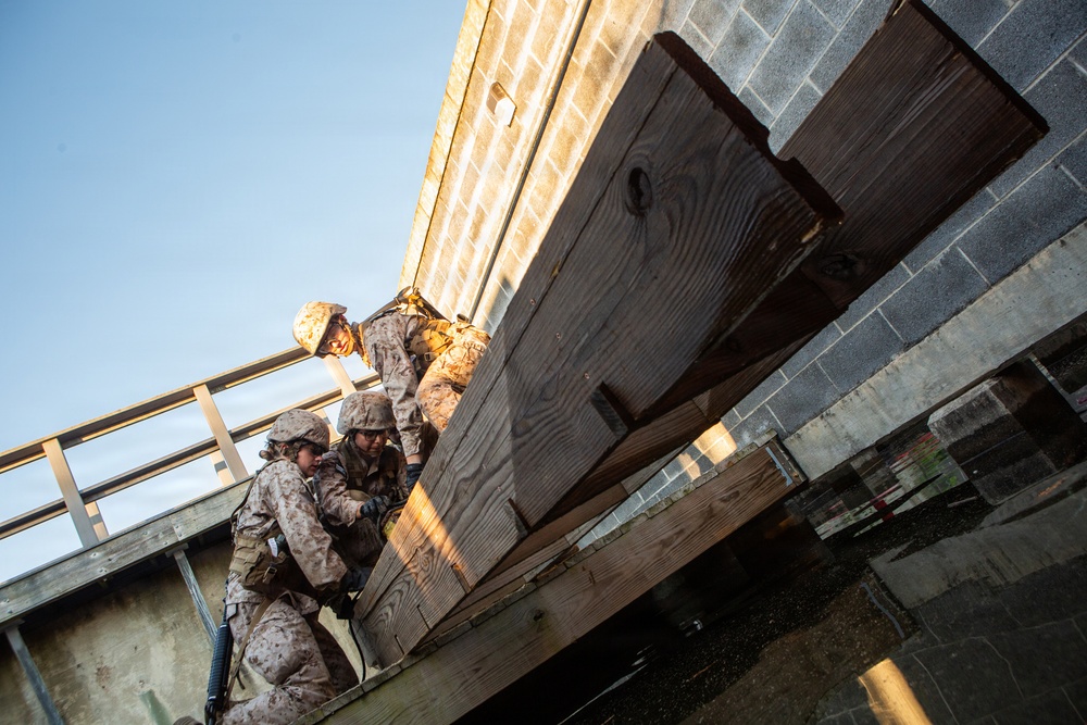 Lima Company participate in the Leadership Reaction Course