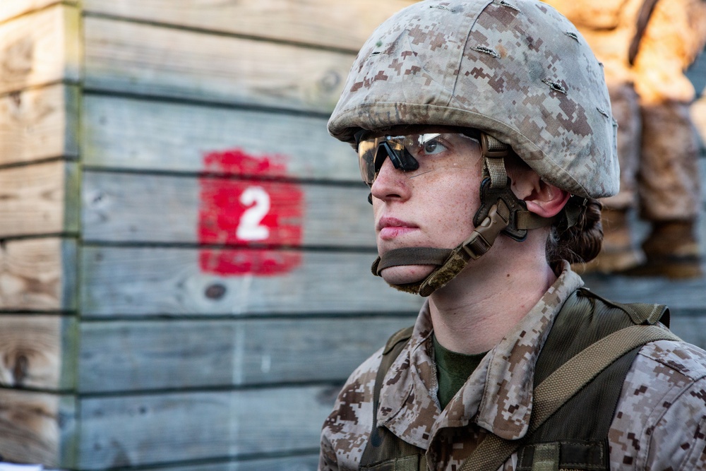 Lima Company participate in the Leadership Reaction Course