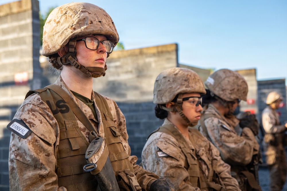 Lima Company participate in the Leadership Reaction Course