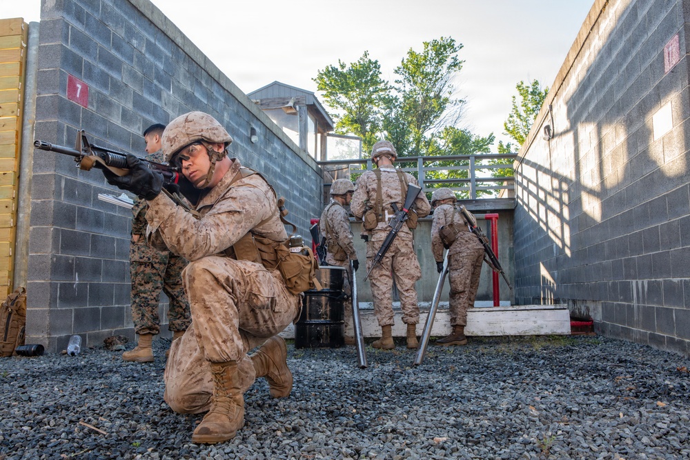 Lima Company participate in the Leadership Reaction Course
