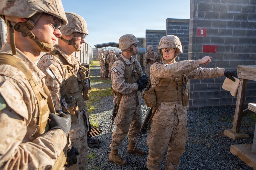 Lima Company participate in the Leadership Reaction Course