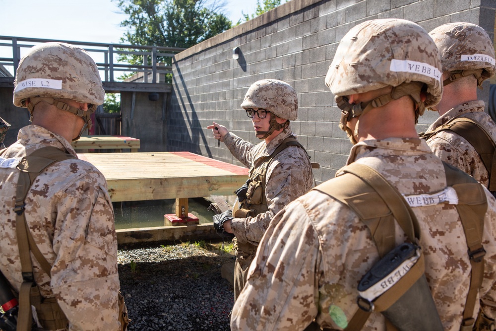 Lima Company participate in the Leadership Reaction Course