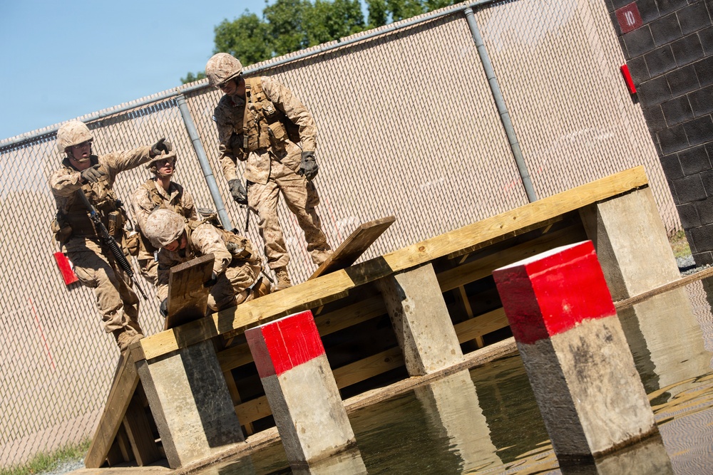 Lima Company participate in the Leadership Reaction Course