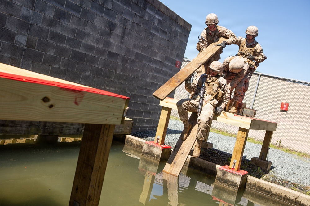 Lima Company participate in the Leadership Reaction Course