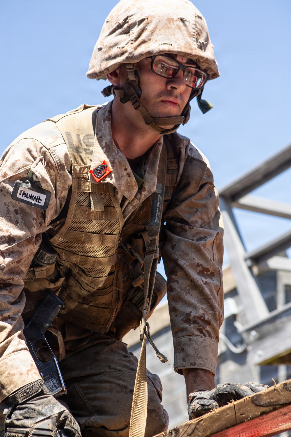 Lima Company participate in the Leadership Reaction Course