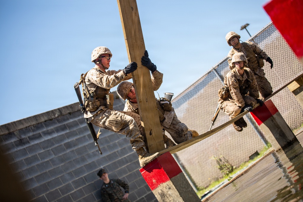 Lima Company participate in the Leadership Reaction Course