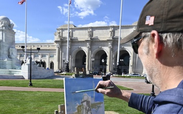 Idaho National Guardsmen Conduct Presence Patrols at Union Station