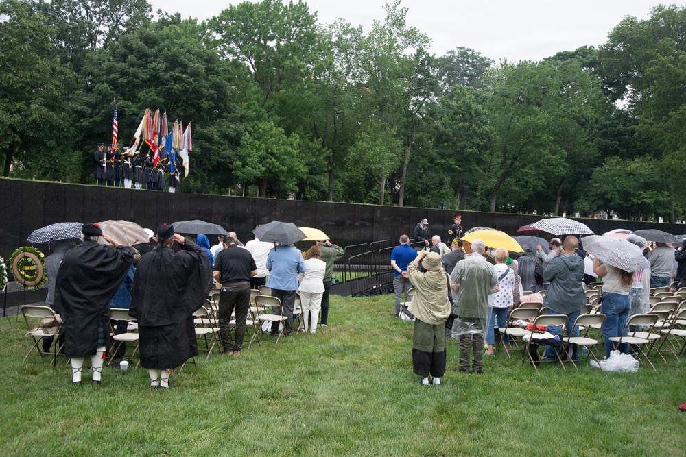 Vietnam Veterans Memorial Day Ceremony