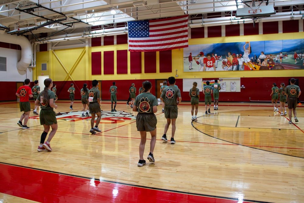 LHS Students Conduct the Presidential Fitness Test