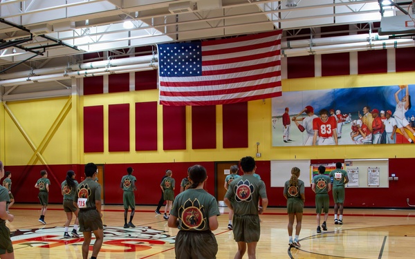 LHS Students Conduct the Presidential Fitness Test