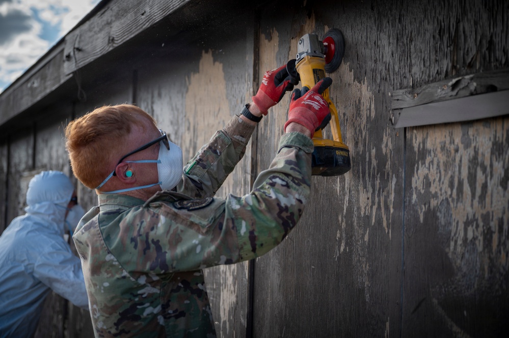 Building the Future, Preserving the Past: 419th CES Airmen Modernize Historic Desert Airfield