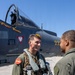 VMA-223 Harrier sundown ceremony