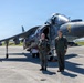 VMA-223 Harrier sundown ceremony