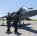 VMA-223 Harrier sundown ceremony