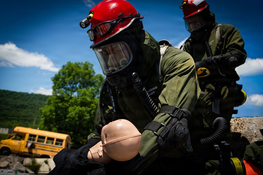 NY-NJ Homeland Response Force trains at Fort Indiantown Gap