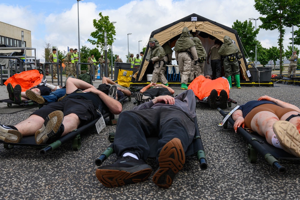 52nd Fighter Wing hones crisis response during Threat Enhanced Emergency Readiness Exercise