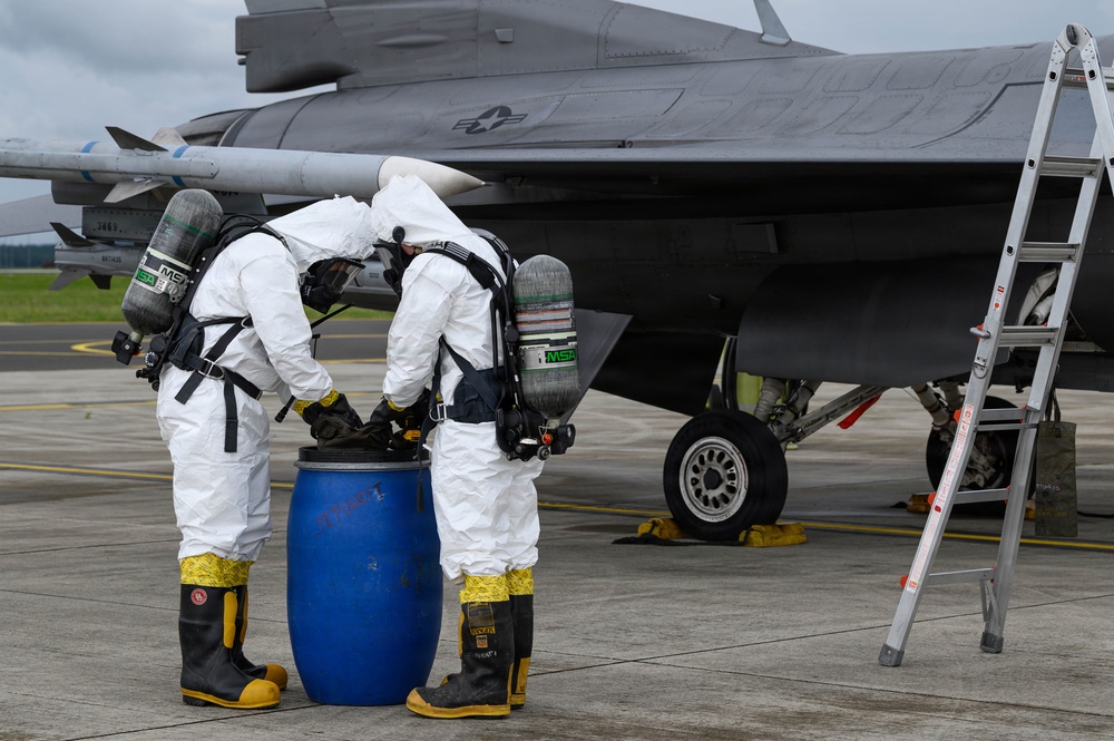 52nd Fighter Wing hones crisis response during Threat Enhanced Emergency Readiness Exercise