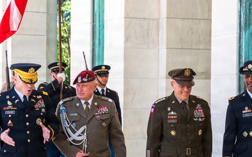 General Commander of the Polish Armed Forces Lt. Gen. Marek Sokolowski Visits ANC