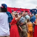 U.S. service members participate in NASCAR's Coca-Cola 600 military appreciation show