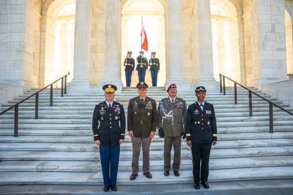 General Commander of the Polish Armed Forces Lt. Gen. Marek Sokolowski Visits ANC