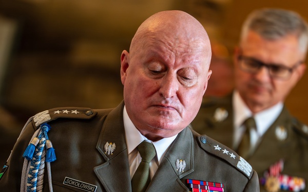 General Commander of the Polish Armed Forces Lt. Gen. Marek Sokolowski Visits ANC
