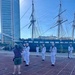 U.S. Navy Ceremonial Guard Drill Team Performs for WBAL-TV at Baltimore Inner Harbor