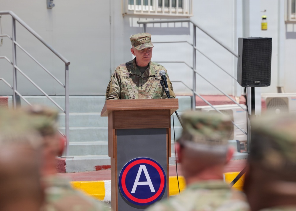 U.S. Army Central &amp; Third Army Conducts Change of Command