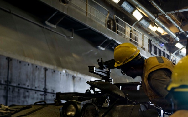 USS Iwo Jima Conducts a LCAC OPS