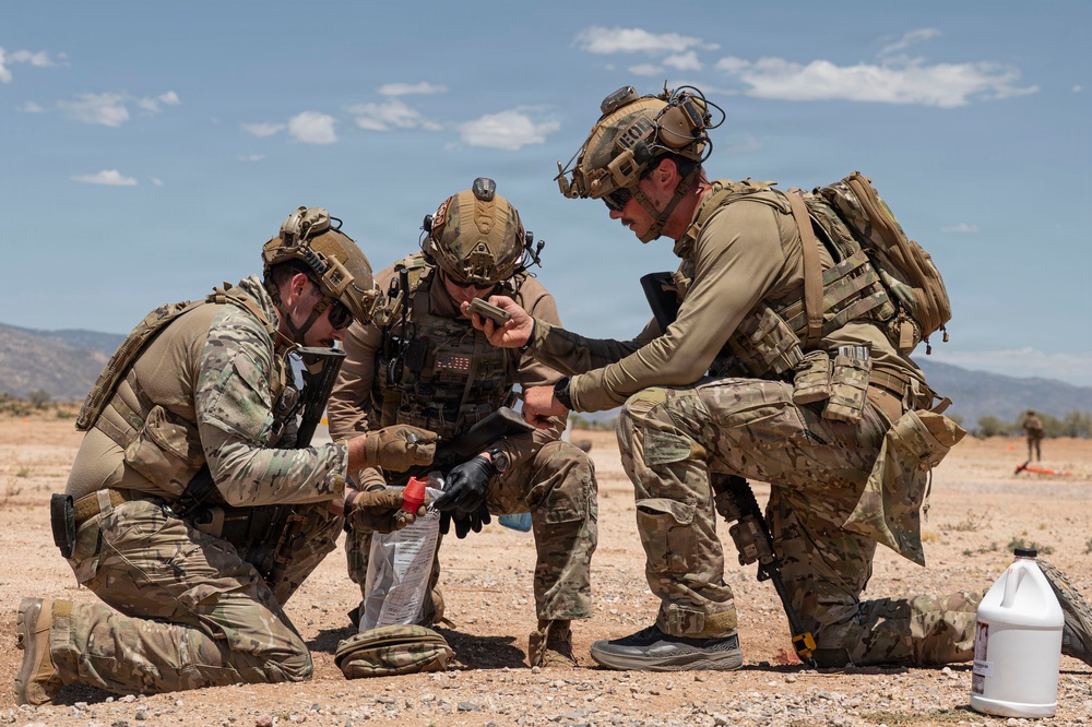 Explosive Ordnance Disposal field training exercise