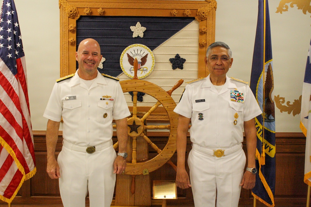 Vice Chief of Naval Operations Meets With the Mexican Admiral Secretary