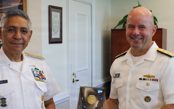 Vice Chief of Naval Operations Meets With the Mexican Admiral Secretary