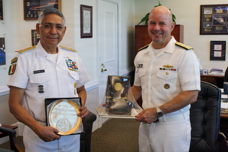 Vice Chief of Naval Operations Meets With the Mexican Admiral Secretary