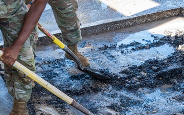 Air Force Academy cadets help build PSFB infrastructure