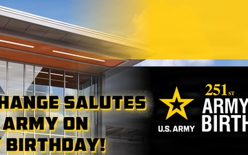 Exchange to Celebrate Army's 251st Birthday with Exclusive Savings
