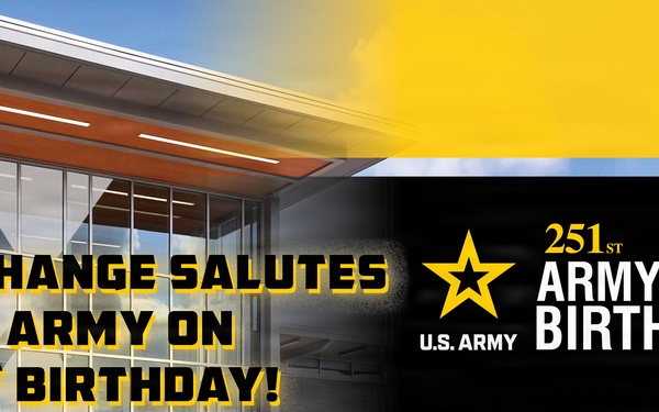 Exchange to Celebrate Army's 251st Birthday with Exclusive Savings
