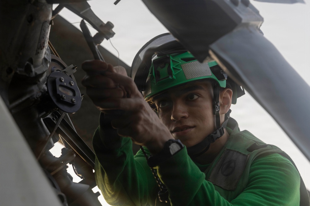 Abraham Lincoln Conducts Flight Deck Operations